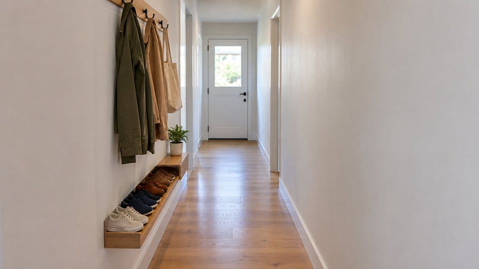 3-Foot Hallway Storage: Budget the 36 Inches Before You Hang a Hook