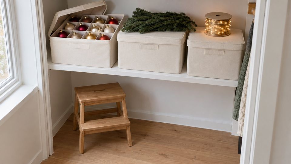 Holiday Decoration Storage in a Small Apartment: Count First, Then Box