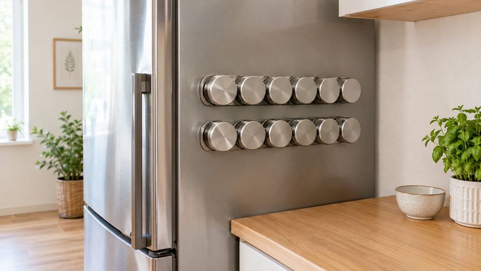 Magnetic Spice Storage for Renters: Test the Surface, Mind the Weight and Heat