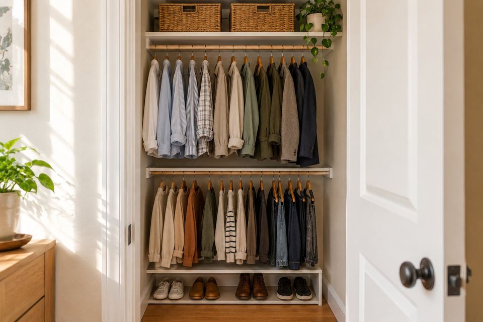 Small Closet Organization Ideas: Five Measurements and Height Zones