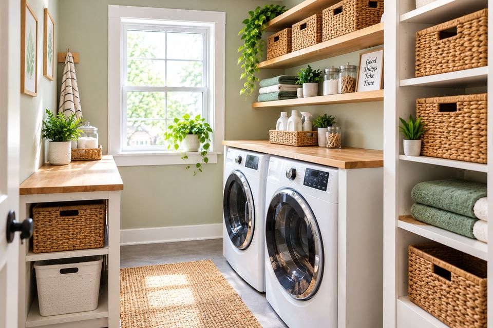Small Laundry Room Storage: 16 Ways to Keep Supplies Under Control
