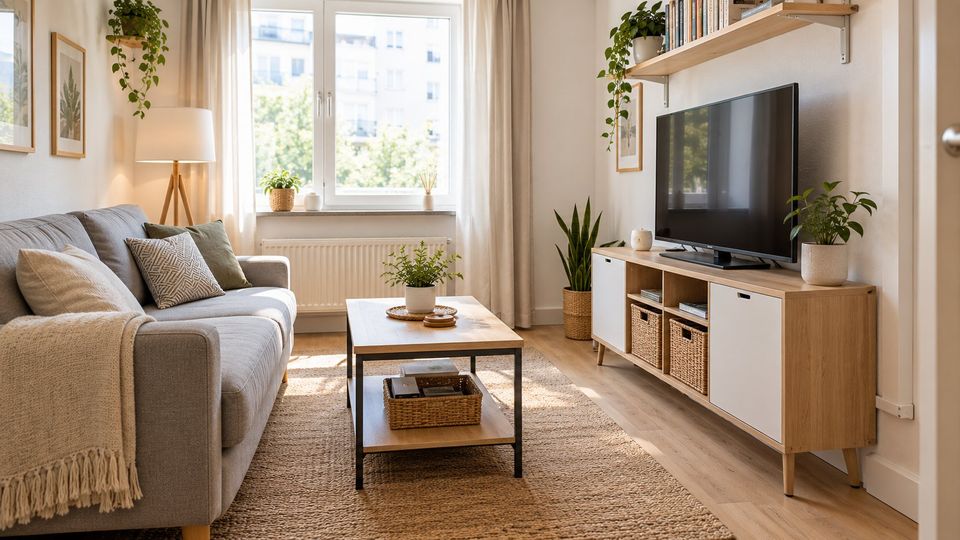 Small Living Room Storage for Renters: A Layout-First Plan